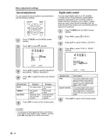 Предварительный просмотр 25 страницы Sharp LC-26DV10U Operation Manual