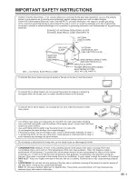 Preview for 5 page of Sharp LC-26DV20U - 26" LCD TV Operation Manual