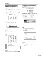 Preview for 19 page of Sharp LC-26DV20U - 26" LCD TV Operation Manual