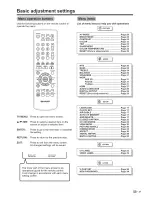 Preview for 21 page of Sharp LC-26DV20U - 26" LCD TV Operation Manual