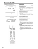 Предварительный просмотр 40 страницы Sharp LC-26DV20U - 26" LCD TV Operation Manual