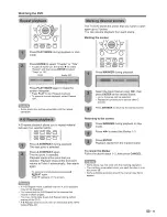 Preview for 43 page of Sharp LC-26DV20U - 26" LCD TV Operation Manual