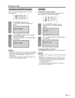 Предварительный просмотр 45 страницы Sharp LC-26DV20U - 26" LCD TV Operation Manual