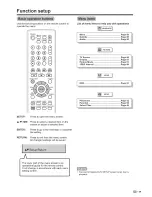 Preview for 49 page of Sharp LC-26DV20U - 26" LCD TV Operation Manual