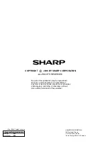 Предварительный просмотр 103 страницы Sharp LC-26DV20U - 26" LCD TV Service Manual