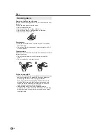 Preview for 8 page of Sharp LC-26DV22U - 26" LCD TV Operation Manual