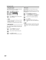 Preview for 42 page of Sharp LC-26DV22U - 26" LCD TV Operation Manual