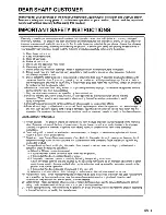 Предварительный просмотр 4 страницы Sharp LC-26DV27UT Operation Manual