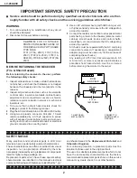 Preview for 2 page of Sharp LC-26GA3E Service Manual