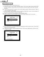 Предварительный просмотр 20 страницы Sharp LC-26GA4D Service Manual