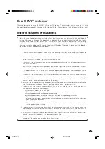 Предварительный просмотр 4 страницы Sharp LC-26GA5X Operation Manual