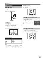 Предварительный просмотр 11 страницы Sharp LC-26SB25E Operation Manual