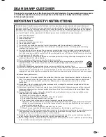 Preview for 5 page of Sharp LC 26SB27UT Operation Manual