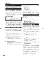 Предварительный просмотр 10 страницы Sharp LC-26SD1E Operation Manual