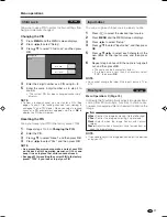 Предварительный просмотр 19 страницы Sharp LC-26SD1E Operation Manual