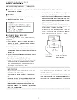 Предварительный просмотр 2 страницы Sharp LC-26SH330 Service Manual