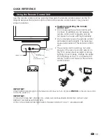 Предварительный просмотр 13 страницы Sharp LC-26SV490 Operation Operation Manual