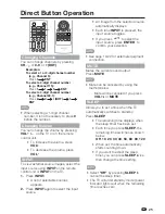 Предварительный просмотр 27 страницы Sharp LC-26SV490 Operation Operation Manual