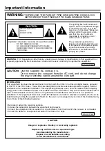 Preview for 2 page of Sharp LC-28HM2 Operation Manual