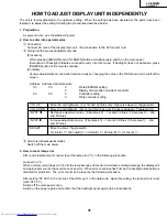 Предварительный просмотр 37 страницы Sharp LC-28HM2 Service Manual