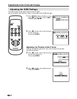 Preview for 19 page of Sharp LC-28HM2U Operation Operation Manual