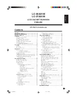 Sharp LC-30AA1M Operation Manual предпросмотр