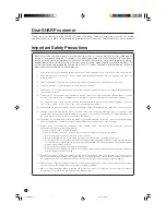 Предварительный просмотр 2 страницы Sharp LC-30AA1M Operation Manual