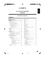 Предварительный просмотр 2 страницы Sharp LC-30AD1E Operation Manual