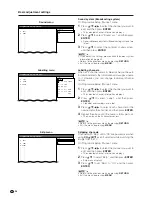 Preview for 27 page of Sharp LC-30HV2E Operation Manual