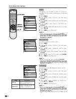 Preview for 33 page of Sharp LC-30HV2E Operation Manual