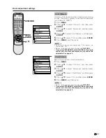 Preview for 34 page of Sharp LC-30HV2E Operation Manual