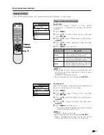 Preview for 36 page of Sharp LC-30HV2E Operation Manual