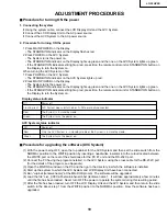 Preview for 19 page of Sharp LC-30HV2E Service Manual