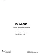 Preview for 173 page of Sharp LC-30HV2E Service Manual