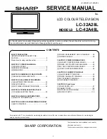 Sharp LC-32A28L Service Manual предпросмотр