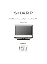 Предварительный просмотр 1 страницы Sharp LC-32CFF5111K User Manual