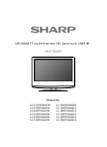 Preview for 1 page of Sharp LC-32CFG6241K User Manual