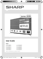 Sharp LC-32CFG6351K User Manual preview