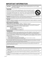 Preview for 3 page of Sharp LC-32D42U Operation Manual