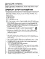 Preview for 4 page of Sharp LC-32D42U Operation Manual