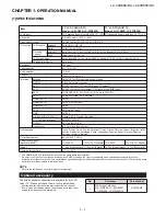 Предварительный просмотр 5 страницы Sharp LC-32D65E Service Manual