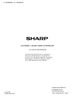 Предварительный просмотр 118 страницы Sharp LC-32D65E Service Manual