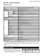 Предварительный просмотр 5 страницы Sharp LC-32DH57E-BK Service Manual