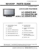 Предварительный просмотр 107 страницы Sharp LC-32DH57E-BK Service Manual