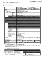 Preview for 5 page of Sharp LC-32DH65E Service Manual