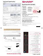 Sharp LC-32FI3221K:
LC-32FI3321K Quick Start Setup Manual preview