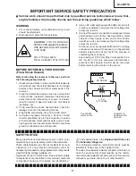 Предварительный просмотр 3 страницы Sharp LC-32HT1U Service Manual