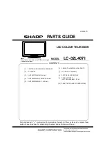 Preview for 53 page of Sharp LC-32L407I Service Manual