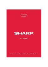 Предварительный просмотр 1 страницы Sharp LC-32LB150U User Manual