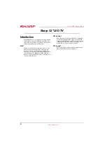 Предварительный просмотр 8 страницы Sharp LC-32LB150U User Manual